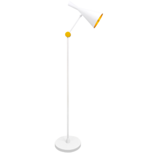 Sanico Goldlux lampa podłogowa MODERN E27 biała 308023
