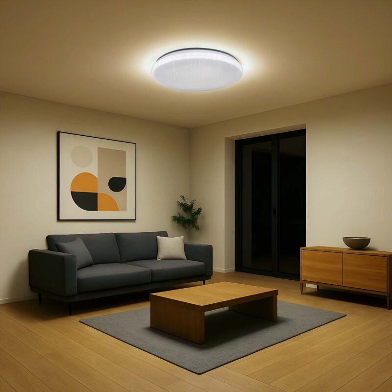 Sanico Goldlux PIRIUS 80 plafon LED z pilotem IP20 - 313522