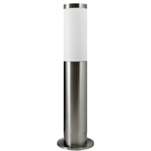 Lampa ogrodowa stojąca satyna silver LIVIA 45 E27 Sanico Goldlux 200501