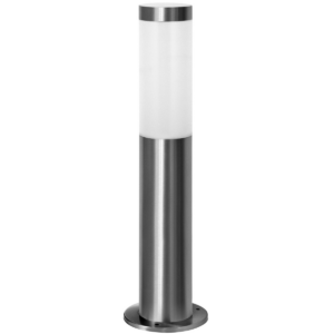 Lampa ogrodowa stojąca satyna silver LIVIA 45 E27 Sanico Goldlux 200501