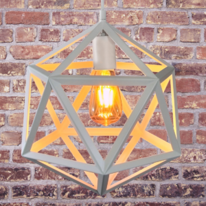Sanico Goldlux lampa wisząca DENMARK 1xE27 biała IP20 - 307002
