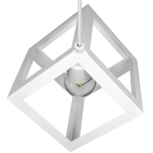 Sanico Polux nowoczesna industrialna lampa wisząca LOFT SWEDEN 3xE27 180cm biała 312457