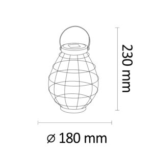 Sanico Goldlux Polux KOGE LED latarenka ogrodowa solarna 313249