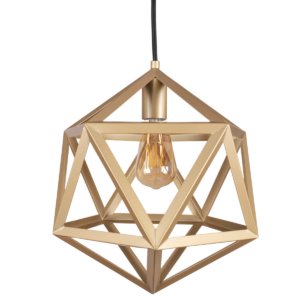 Sanico Goldlux DENMARK 1xE27 lampa wisząca złota IP20 - 318848