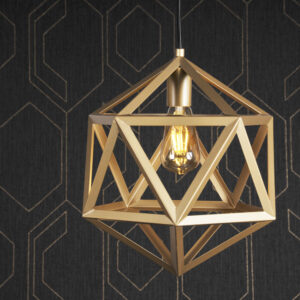 Sanico Goldlux DENMARK 1xE27 lampa wisząca złota IP20 - 318848