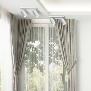 Sanico Goldlux reflektor loftowy listwa ścienno sufitowa TURYN 2xGU10 biała 324795