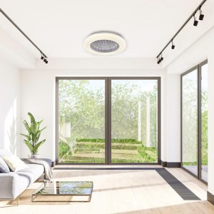 Sanico Goldlux Polux Plafon LIBYA z wentylatorem i pilotem LED 50cm 48W 3000-6500K 5300lm IP20 325792