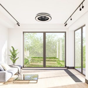 Sanico Goldlux Polux Plafon KENYA z wentylatorem i pilotem LED 50cm 48W  zmienna barwa światła 3000K-6500K 5300lm IP20 325808