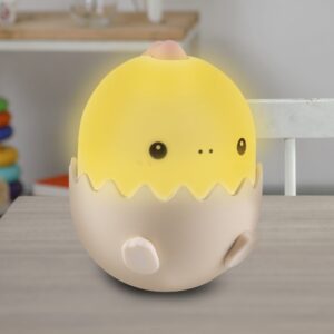 Sanico Goldlux lampka nocna BABY DINO LED 3000K RGB silikonowa z akumulatorem przewód USB C różowa - 326973