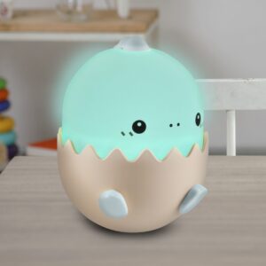Sanico Goldlux lampka nocna BABY DINO LED 3000K RGB silikonowa z akumulatorem przewód USB C niebieska - 326980