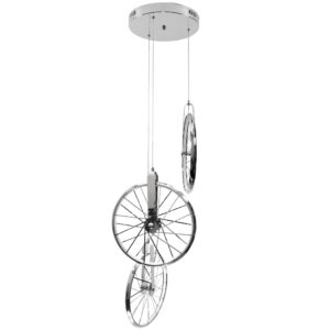 Lampa wisząca chrom Sanico Polux Goldlux BICYKL LED 33W 3000K 307569