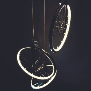 Lampa wisząca chrom Sanico Polux Goldlux BICYKL LED 33W 3000K 307569