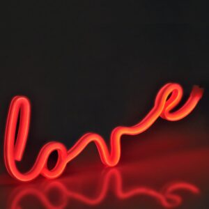 Sanico Goldlux lampka dekoracyjna LED NEON LOVE USB A zasilanie bateryjne IP20 - 327116