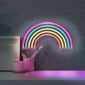 Sanico Goldlux NEON TĘCZA lampka dekoracyjna USB A zasilanie bateryjne IP20 - 327130