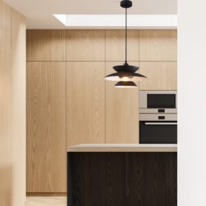 Lampa wisząca BERIT 1xE27 czarna 327635 Sanico Goldlux
