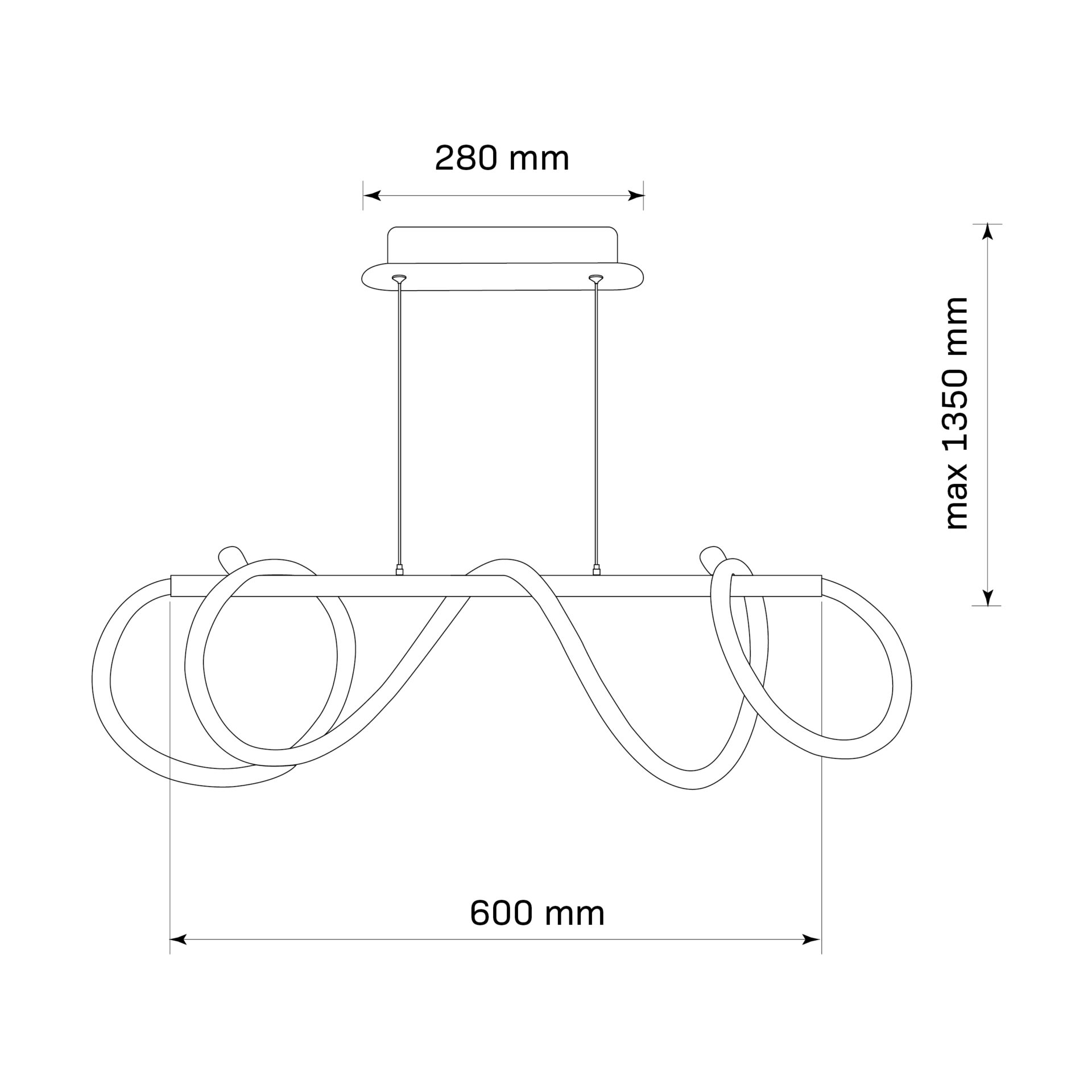雛之圖38 Sanico Goldlux EMMA LED 38W lampa wisząca złota 4000K IP20