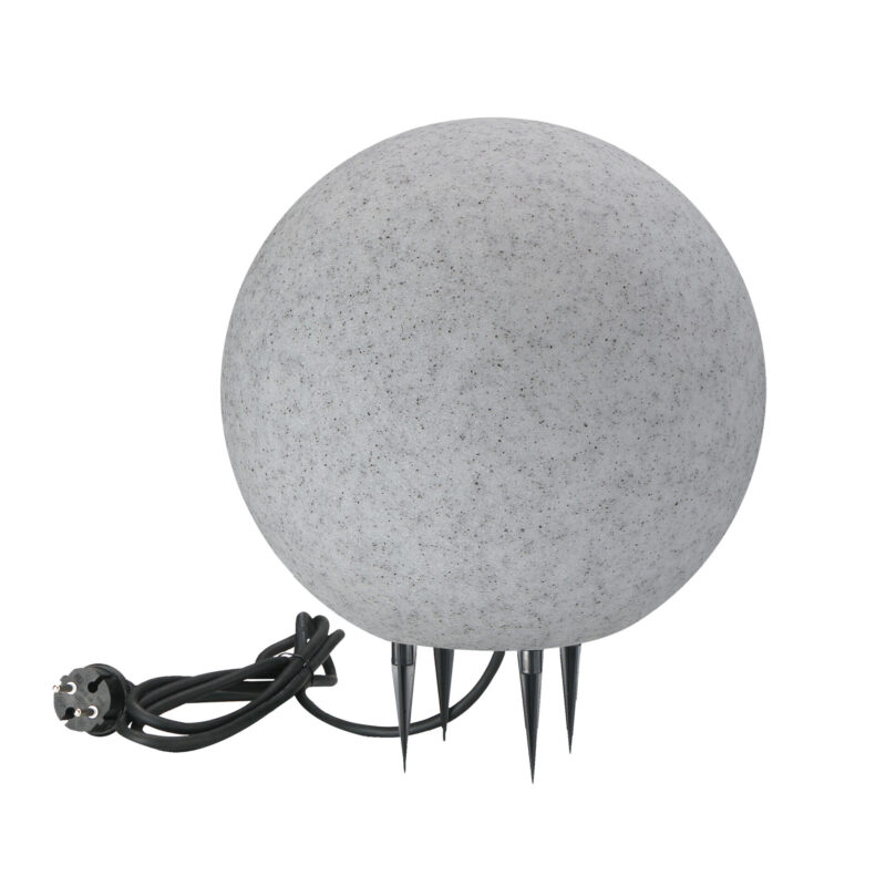 Lampa ogrodowa ARGENTO 30 szara kula 1xE27 220-240V 330345 Sanico Goldlux