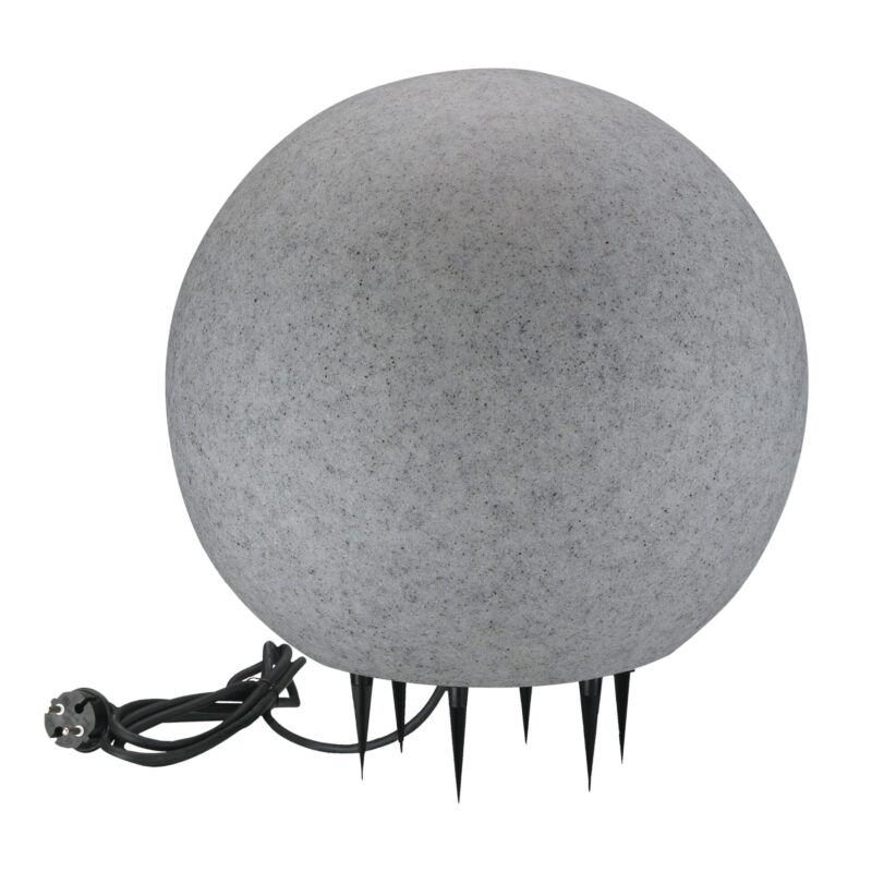 Lampa ogrodowa ARGENTO 40 szara kula 1xE27 220-240V 330352 Sanico Goldlux