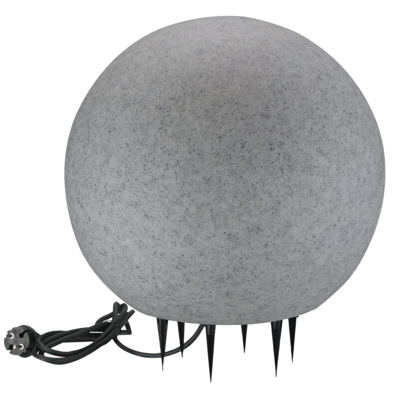 Lampa ogrodowa ARGENTO 50 szara kula 1xE27 220-240V 330369 Sanico Goldlux