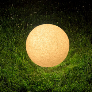 Lampa ogrodowa ARGENTO 50 szara kula 1xE27 220-240V 330369 Sanico Goldlux