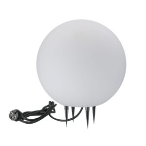 Lampa ogrodowa ARGENTO 30 biała kula 1xE27 220-240V 330383 Sanico Goldlux