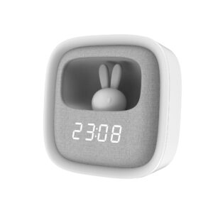 Sanico Goldlux lampka nocna BUNNY 2 LED z budzikiem IP20 - 328144