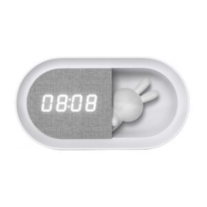 Sanico Goldlux lampka nocna BUNNY 3 LED z budzikiem IP20 - 328151