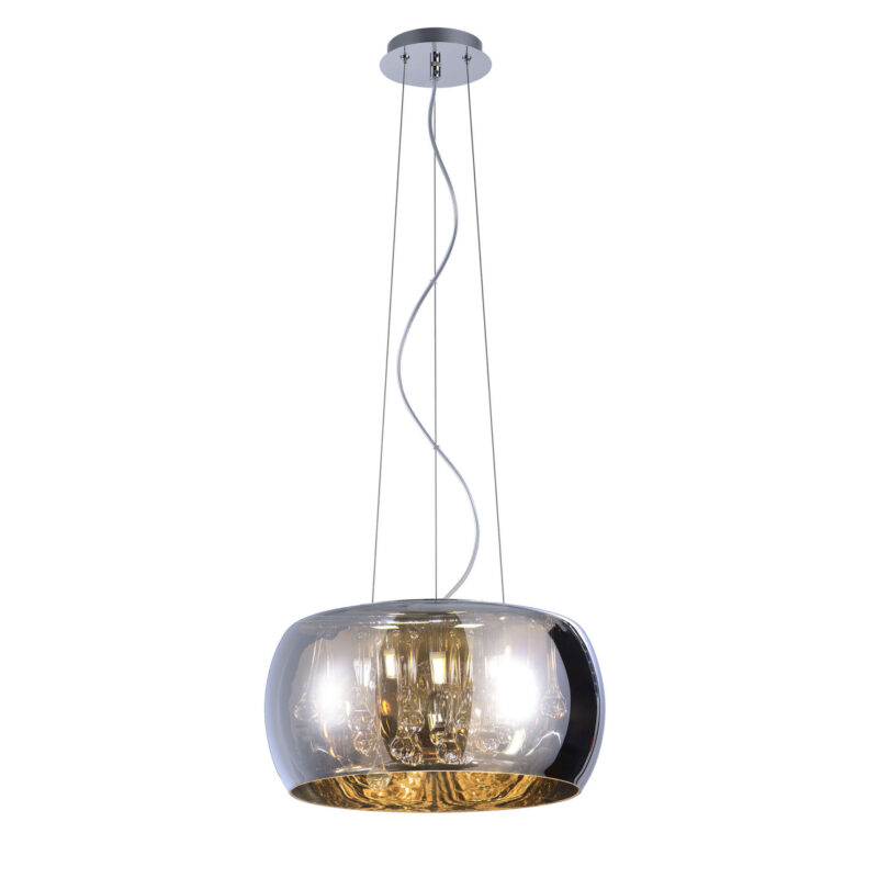 Sanico Goldlux Polux lampa wisząca loft chrom ROMEO 6xG9 310613