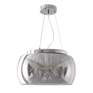 Sanico Goldlux Polux lampa wisząca loft chrom ROMEO 6xG9 310613