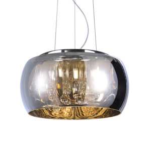 Sanico Goldlux Polux lampa wisząca loft chrom ROMEO 6xG9 310613