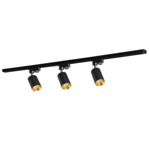 Sanico Goldlux MARIBEL 3xGU10 zestaw szynowy 1-fazowy 1m czarny/złoty IP20 - 321671