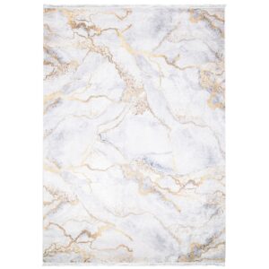 Sanico Goldlux Dywan MARBLE 2116 biało-złoty 160x230 - 322470