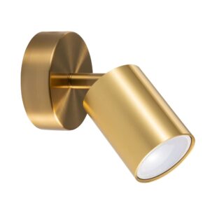 Sanico Goldlux GOLDI 1xGU10 oprawa ścienno-sufitowa złota IP20 - 327253