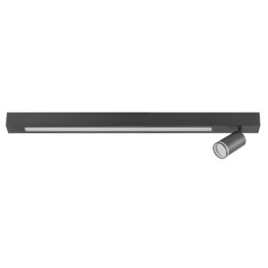 Sanico Goldlux PARIS 1xGU10 + LED 4000K lampa sufitowa czarna IP20 - 327376