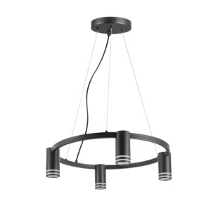 Sanico Goldlux lampa wisząca ROMA 4xGU10 czarna IP20 - 327567