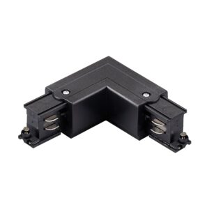 Sanico Goldlux Łącznik kątowy L lewy do szyny 3-fazowej czarny IP20 - 327857