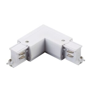 Sanico Goldlux Łącznik kątowy L lewy do szyny 3-fazowej biały IP20 - 327925