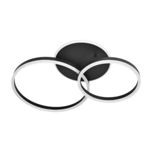 Sanico Goldlux lampa sufitowa ROMAN 3 LED czarna 4000K IP20 - 328236