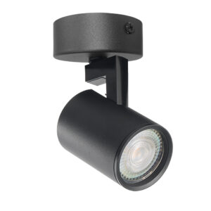 Sanico Goldlux LYNX 1xGU10 oprawa ścienno-sufitowa czarna IP20 - 328687