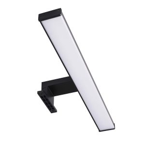 Sanico Goldlux kinkiet nad lustro LED ELBA 40 czarny 4000K IP44 - 328519