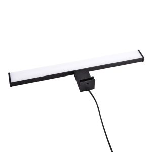 Sanico Goldlux kinkiet nad lustro LED ELBA 40 czarny 4000K IP44 - 328519