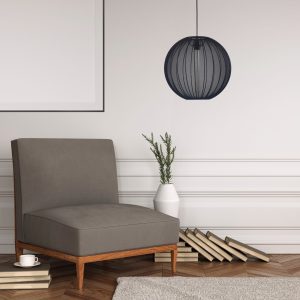 Sanico Goldlux lampa wisząca SENSAI 1xE27 czarna IP20 - 330574