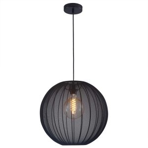 Sanico Goldlux lampa wisząca SENSAI 1xE27 czarna IP20 - 330574