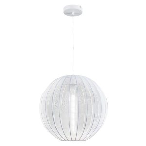 Sanico Goldlux lampa wisząca SENSAI 1xE27 biała IP20 - 330581