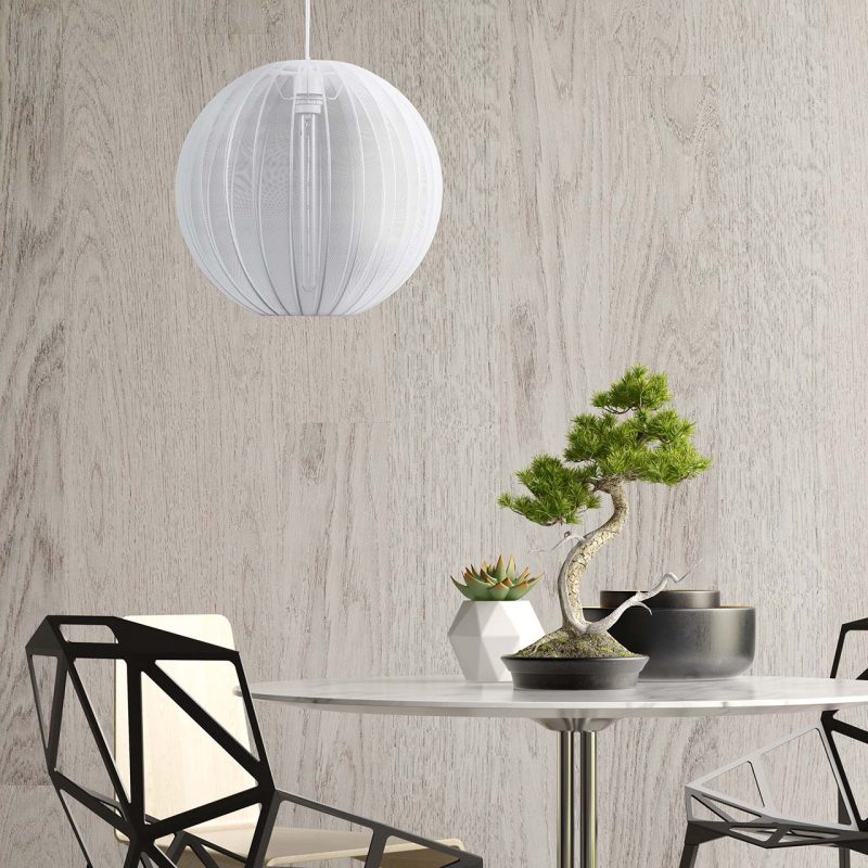 Sanico Goldlux lampa wisząca SENSAI 1xE27 biała IP20 - 330581