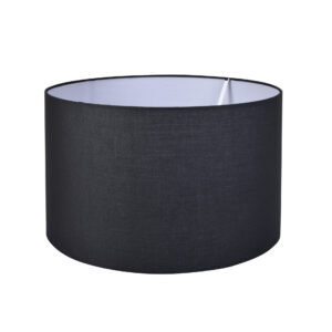 Abażur do lampy podłogowej SCARLET walec 40cm black 330796 Sanico Goldlux