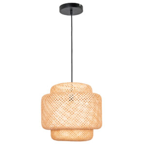 Sanico Goldlux lampa wisząca BERTA XL 1xE27 beżowa IP20 - 330635