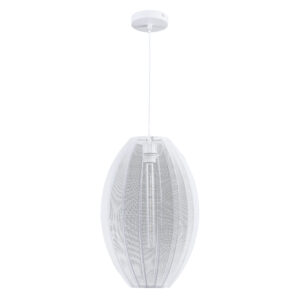 Sanico Goldlux lampa wisząca KAREI 1xE27 biała IP20 - 330628