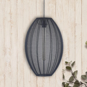 Sanico Goldlux lampa wisząca KAREI 1xE27 czarna IP20 - 330611