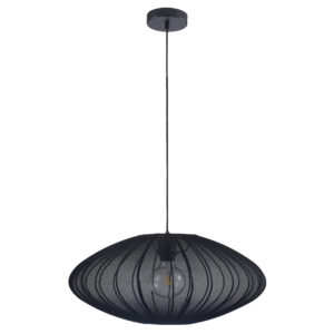 Sanico Goldlux lampa wisząca KINU 1xE27 czarna IP20 - 330598